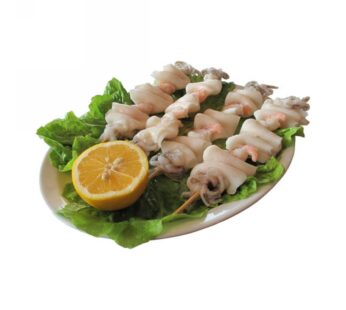 SPIEDINI CRUDI DI CALAMARI E GAMBERI ARG