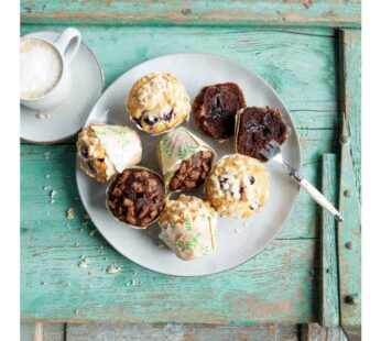 ASSORT MUFFIN 90GR  VEGAN 2 VAR EDNA