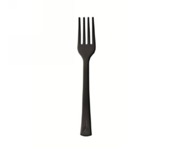 FORCHETTINA NERA MONOUSO COMPOSTABILE