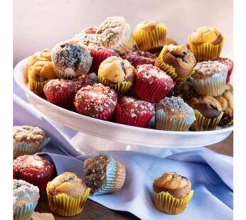 ASSORTIMENTO DI MINI MUFFIN 3 VARIETA’