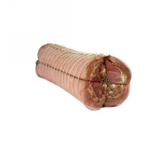 TRONCHETTO DI PORCHETTA ARROTOLATA CRUDO