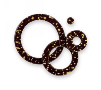 CERCHI CHOC NERO   3 MISURE