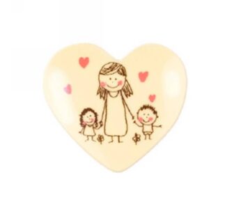 CUORE VIVA LA MAMMA CHOC BIANCO