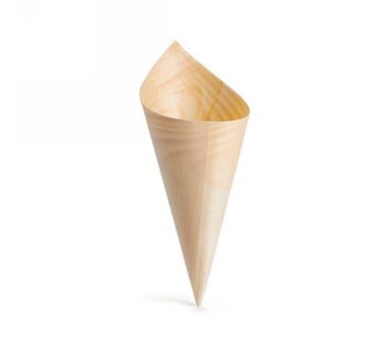 CONO MONOUSO PIOPPO BIODEGRADABILE 13CM