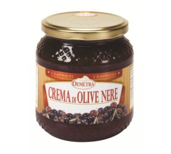 CREMA DI OLIVE NERE       550 GR DEMETRA