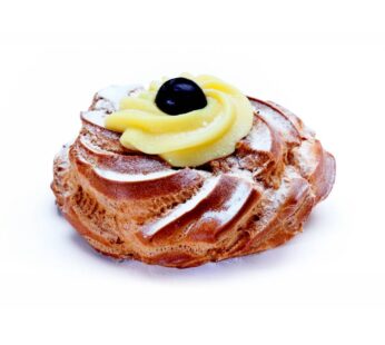 ZEPPOLA AL FORNO GRANDE CON CREMA 125 GR
