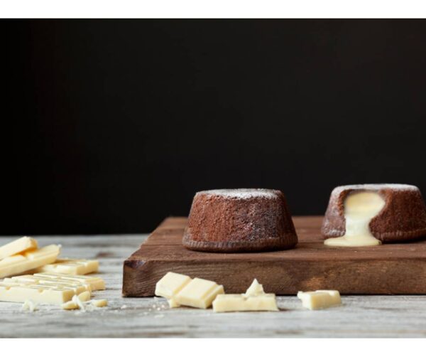 SOUFFLE' AL CIOCCOLATO E CIOCC. BIANCO