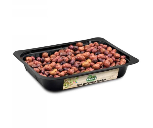 OLIVE NERE CONDITE IN OLIO