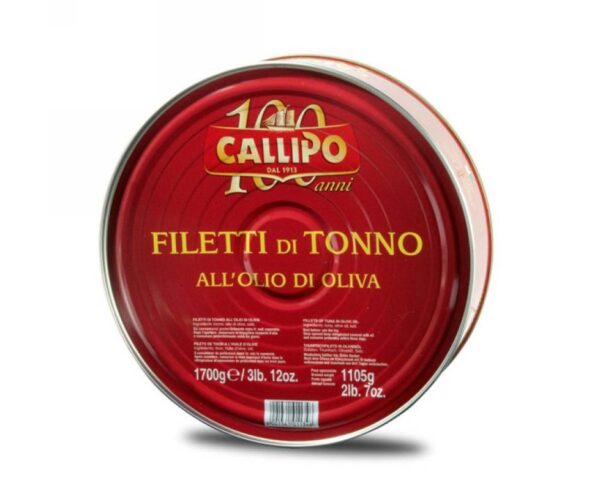 FILETTI DI TONNO O.OLIVA CALLIPO  1.7 KG
