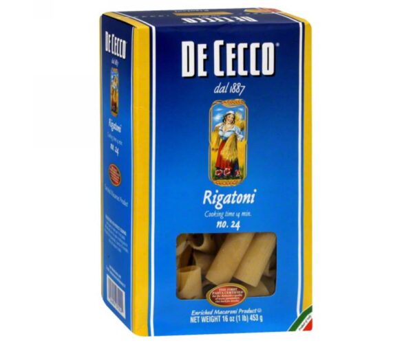 RIGATONI            N 24  1 KG  DE CECCO