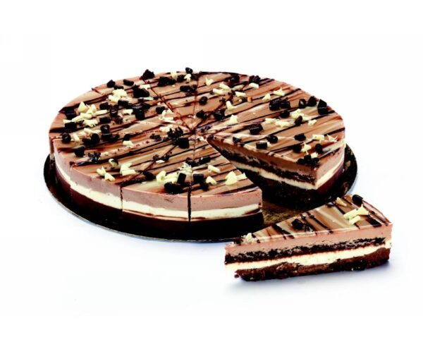 TORTA AI TRE CIOCCOLATI 14 FETTE